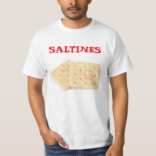 クラッカー、SALTINES Tシャツ (正面)