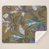 クラックのある古い壁のテクスチャ、レトロな背景、   シェルパブランケット (正面(横))