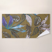 クラックのある古い壁のテクスチャ、レトロな背景、 バスタオル (バスタオル)