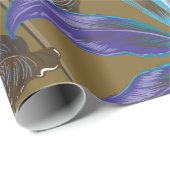 クラックのある古い壁のテクスチャ、レトロな背景、 ラッピングペーパー (ロールコーナー)