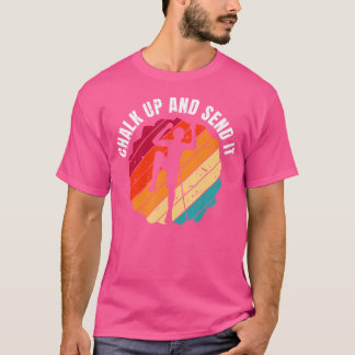 クラックアップ・アンド・センド・イット クライマー スポーツクライミング ボルダリング Tシャツ