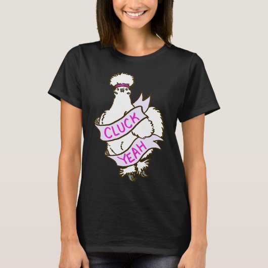 クラックイェーシルキーチキン Tシャツ (正面)