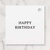 クラックカラフル紙アートギフトラベル フェイバータグ (裏面)