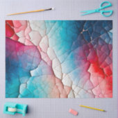 クラックカラフル紙アートティッシュペーパー 薄葉紙 (クラフト)