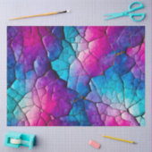 クラックカラフル紙アートティッシュペーパー 薄葉紙 (クラフト)