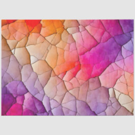 クラックカラフル紙アートティッシュペーパー 薄葉紙