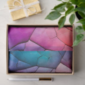 クラックカラフル紙アートティッシュペーパー 薄葉紙 (ギフト)