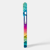 クラックカラフル紙アートiPhoneケース Case-Mate iPhoneケース (裏面 / 左)