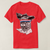 クラックキツネ Tシャツ (デザイン正面)