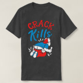 クラックキルおもしろい配管工 Tシャツ (デザイン正面)