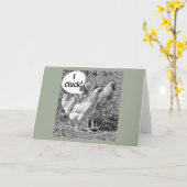 クラックチキン有名人"あなたの相互誕生日 カード (黄色い花)