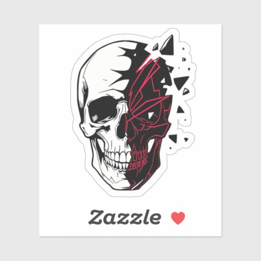 クラックドスカル シール (シート)