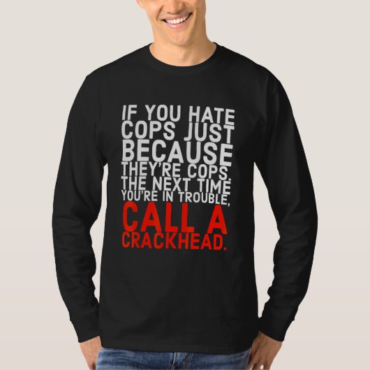 クラック中毒者を呼べ Tシャツ (正面)