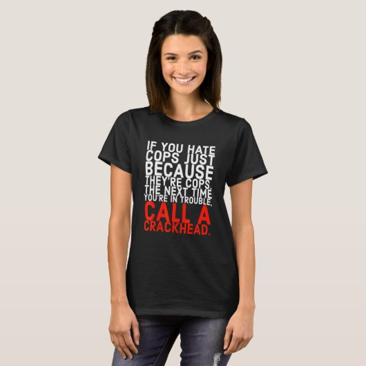 クラック中毒者を呼べ Tシャツ (正面フル)
