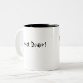 クラック・ディーラーのコーヒーカップ ツートーンマグカップ (正面左)