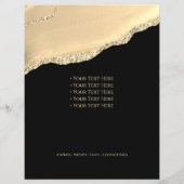 クラッシィゴールドアゲート＆グリッター ビジネスプロモ ブラック チラシ (裏面)