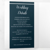 クラッシィツーカラーのウェディング 三つ折り招待状 (内部最初)