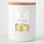 クラッシィ ウェイヴィー ゴールド デコ ライト ホワイト モノグラム ラベル (正面)