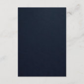 クラッシィ オーナメント ペイズリー アイボリー ゴールド ウェディング RSVP エンクロージャーカード (裏面)