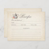 クラッシィ ヴィンテージ ティーパーティー レシピ カード (正面/裏面)