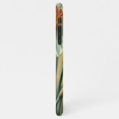 クラッシシックダフォディルファインアートボタニカル絵を描ズ iPhoneケース (左側)