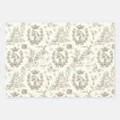 クラッシッエレガントクな馬術トワール ラッピングペーパーシート (正面3)