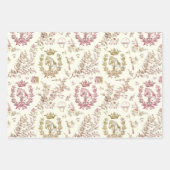 クラッシッエレガントクな馬術トワール ラッピングペーパーシート (正面2)