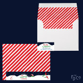 クラッシュおもしろいランディング小妖精や小人メリークリスマスの願い ラップアラウンドラベル