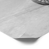 クラッシュしたヴィンテージ車， 1922.ヴィンテージ写真 ポスター (角)