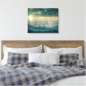 クラッシュする波 キャンバスプリント (インサイチュ (寝室))