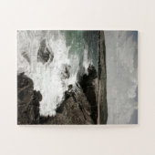 クラッシュする波 ジグソーパズル (横)