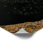 クラッシュする波 ポスター (角)