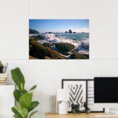 クラッシュする波 ポスター (ホームオフィス)