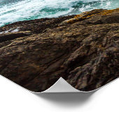 クラッシュする波 ポスター (角)