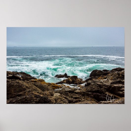 クラッシュする波 ポスター (正面)