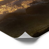 クラッシュする波 ポスター (角)