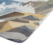 クラッシュする波 | ロッキー海岸水色 カッティングボード (角)