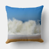 クラッシュする海ウェーブ装飾用クッション クッション (裏面)