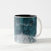 クラッシュする海波 ツートーンマグカップ (正面右)