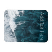 クラッシュする海波 マグネット (横)