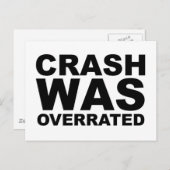 クラッシュはTシャツ、帽子、口、マグカップを過格付けしていた ポストカード (正面/裏面)