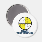 クラッシュテストダミー – バイク マグネット (正面/裏面)