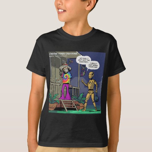 クラッシュテストヒッピー・おもしろTシャツ Tシャツ (正面)