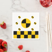 クラッシュテストマーカーはっきりしたスタイル スタンダードカクテルナプキン (インサイチュ)