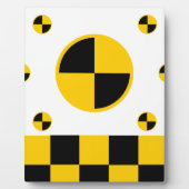 クラッシュテストマーカーはっきりしたスタイル フォトプラーク (正面)