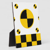 クラッシュテストマーカーはっきりしたスタイル フォトプラーク (側面)