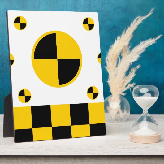 クラッシュテストマーカーはっきりしたスタイル フォトプラーク (側面)