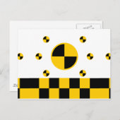 クラッシュテストマーカーはっきりしたスタイル ポストカード (正面/裏面)