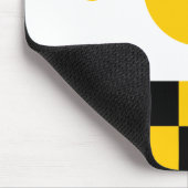 クラッシュテストマーカーはっきりしたスタイル マウスパッド (コーナー)