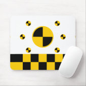 クラッシュテストマーカーはっきりしたスタイル マウスパッド (マウス)